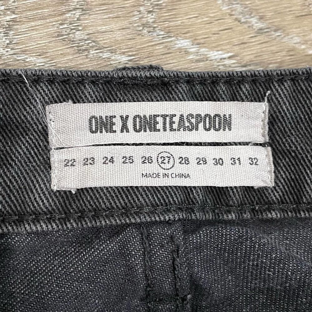 One Teaspoon High Waist Freebird Rigid Skinny Leg Jeans - Size: 27 - Picture 3 of 8